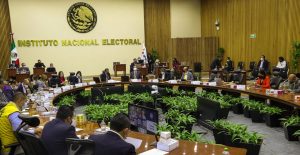 Sesión del consejo general del INE, como parte del inicio de la jornada electoral en 6 entidades del país.